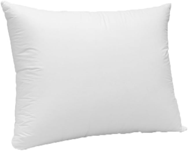 Pillows & Fibers 30/70" Feather Insert Bed Pillow, 22" x 22", White Home & Kitchen