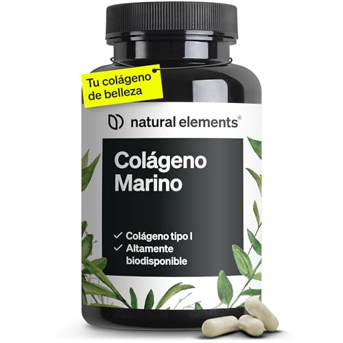 Colágeno Marino Hidrolizado Puro -180 Cápsulas de Péptidos de Colágeno 1.000mg - Suministro para 3 meses - Fórmula premium de belleza - Colágeno Marino Tipo I - Sin aditivos innecesarios