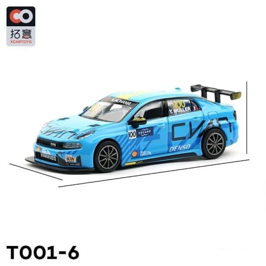 Amazon | 1/64 Xcartoys T001-6 Lynk & Co 03 TCR100 ミュラー