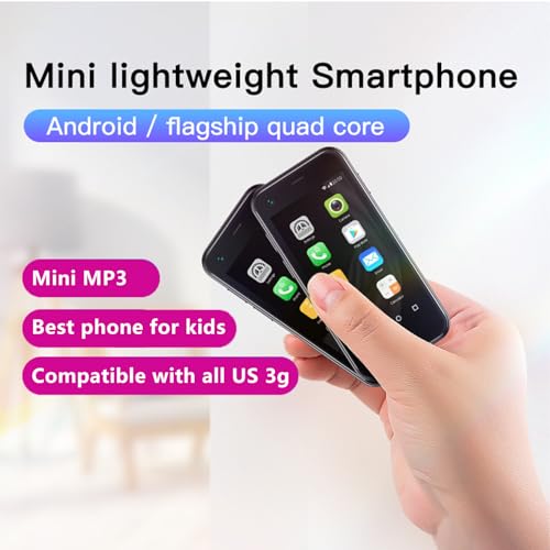 Kibovamo XS13(UPGRADES) Mini Phone,2Gb Ram 16Gb Rom Mini Smartphone For Kid Quad Core Dual Sim,Xs13 Unlocked,2.5-Inch Ips Display thumb #1