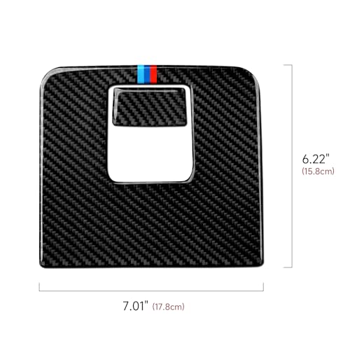 Image of Car Glove Box Decal Storage Box Sticker Carbon Fiber Trim fits for BMW X3 G01 X4 G02 2018 2019 2020 2021 2022 2023 2024 Accessories