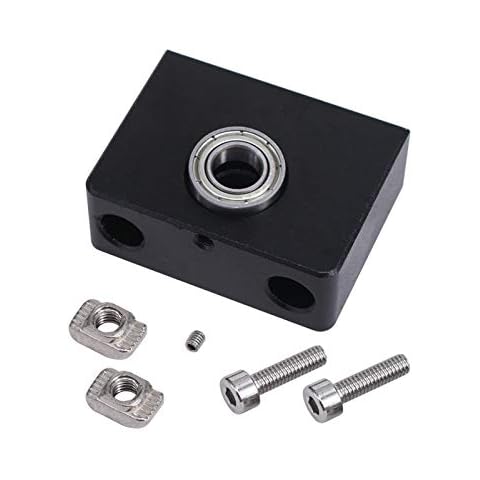 TUZUK 3D Printer Upgrade Aluminum Z-Axis Leadscrew Top Mount for Creality CR-10/CR-10S, Ender 3/Ender 3Pro Metal Z-Rod Bearing Holder Cover