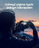 WOLFANG Aparat cyfrowy, 2,7 K Kids Camera do fotografii, 50 MP, kompaktowa kamera vloggowa, 16 x cyfrowy zoom, automatyczny punkt skupienia i strzelanie, prezent dla studentów, nastolatków