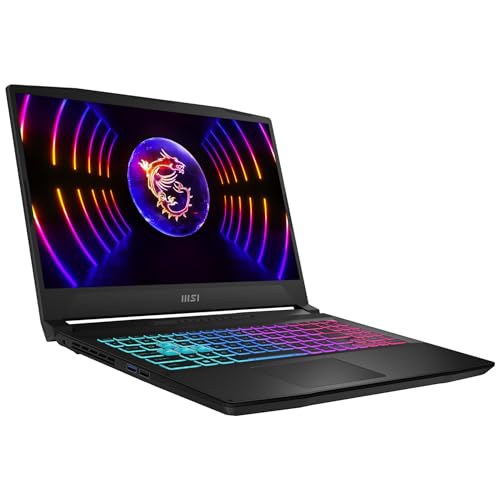MSI Katana 15 Gaming Notebook, 15.6 Inches, Intel Core i7-13620H, 16 GB DDR5 RAM, RTX 4060, Windows 10 Home, Black