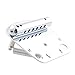 LYWS Chrome Tremolo Vibrato Tailpiece Bridge for Mustang Guitar Replacement Parts