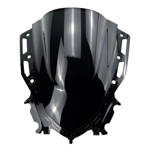 Motorrad-Sport-Renn-Windschutzscheibe Windabweiser Für Yamaha YZF R15 V4.0 2021–2025 YZF-R15 V4 YZF-R125 Windschild Windabweiser Windschutz(SCHWARZ)