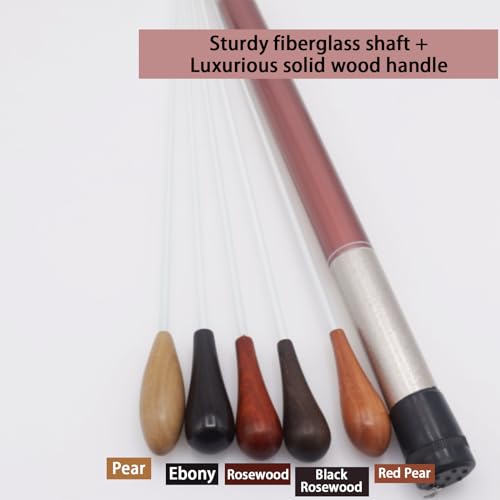 image for CashBeat 15 Inch Lightweight Wood Handle Conducting Baton, Professiona