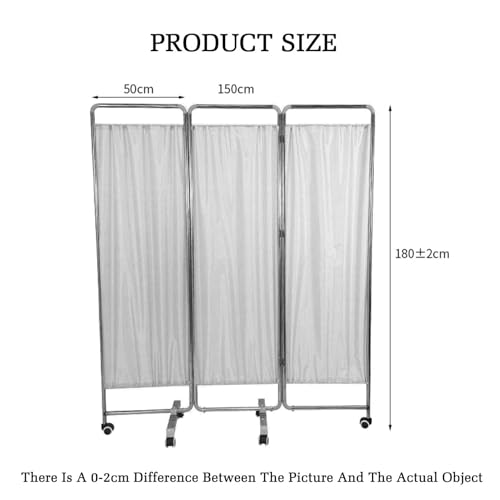 Cloison de séparation pliable et réglable blanche pour intérieur - 3