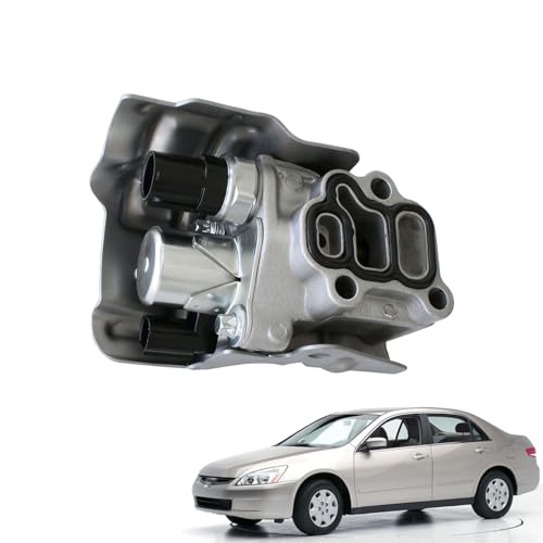 AUCERAMIC 15810RAAA03 15810PPAA01 K20 K24 VTEC Solenoid Spool Valve w/Oil Pressure Switch Gasket Fit for 2002-2011 Honda Civic CR-V Element Accord 2002-2006 Acura RSX L4 2.0L 2.4L 15810PNEG01