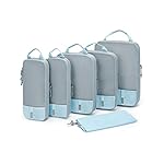 BAGSMART 6 Set /4 Set/2 Set Compression Packing Cubes for Travel, Lightweight Luggage Organizer Bags, Durable Space Saver Bags Travel Essentials