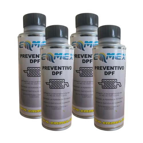 EMMEX Regenerador Filtro de Partículas DPF Diésel 250ml – Limpiador y Catalizador de Hollín FAP | Evita Obstrucciones, Modo Protección y Averías | Tratamiento Preventivo Pre-ITV (1)