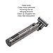 Walfront LCD Hair Clipper All Metal Body Alloy Hair Trimmer Mens T-Blade Beard Trimmer Zero Gapped Edgers, with 3 Combs, USB Charging Portable Haircut for Outdoor Use (#2)