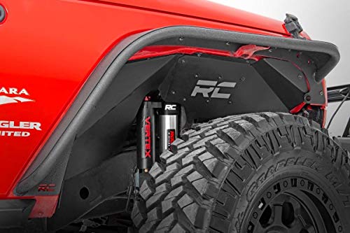 Rough Country Front Vertex Inner Fenders for 2007-2018 Jeep Wrangler JK - 1195V by Rough Country - Used condition - US$133.24
