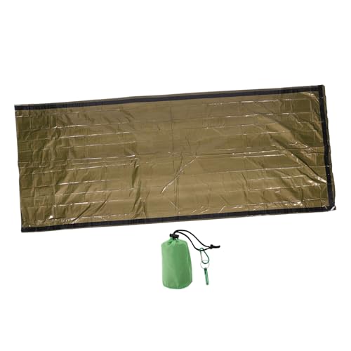 Abaodam Camping Supplies Bag Emergency Sleeping Bag Warm Survival Blanket Hiking Gear