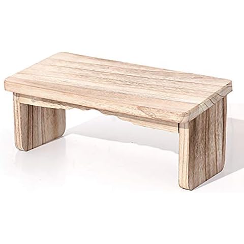 Foldable Dharma Meditation Bench Wooden Meditation Stool, Perfect Kneeling Stool Ergonomic Yoga Bench Strong Carrying Capacity Cover