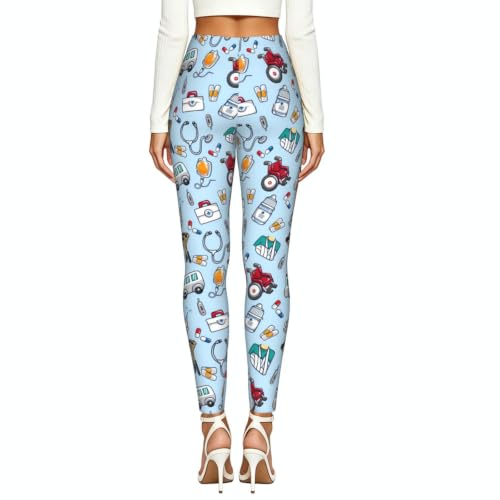 Leggings de yoga para mujer elásticos de longitud completa que evitan opresión 4
