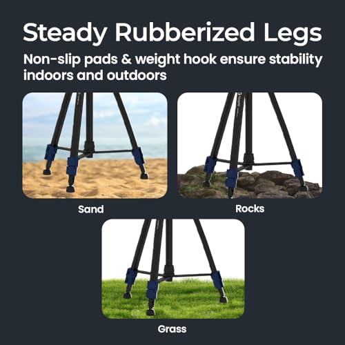Image of Toreto Atlas X1 Pro 1.8m Professional Tripod for Smartphones, DSLR & DV Camera, Fluid Pan Head with Bubble Level, 360 Rotation, Rubberized Anti-Slip Legs, Quick Release Plate