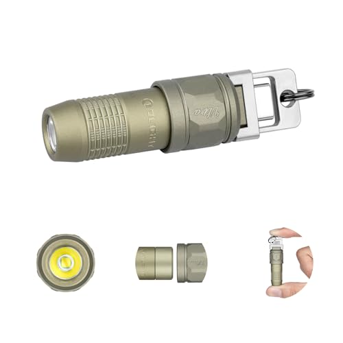 OLIGHT iUltra Mini LED Mini-Taschenlampe mit USB-C für Schlüsselbund und EDC Flashlight,80 Lumen,20g,OAL™,IPX6 wasserdicht,bewältigt...