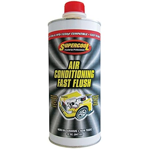 Supercool TSI FFQ High-Temp A/C Flush, 32 fl. oz. (Flash Point Greater Than 250 F), White Cover