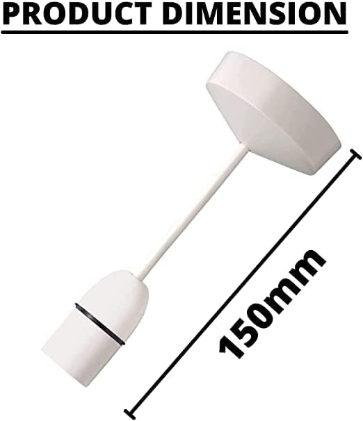 Ceiling Pendant Light Ceiling Lighting 6(150mm) 6A Vintage Hanging Light Plastic Lamp Hanging Light for Bed Room, Living Room, Dinning Room and Home Decor
