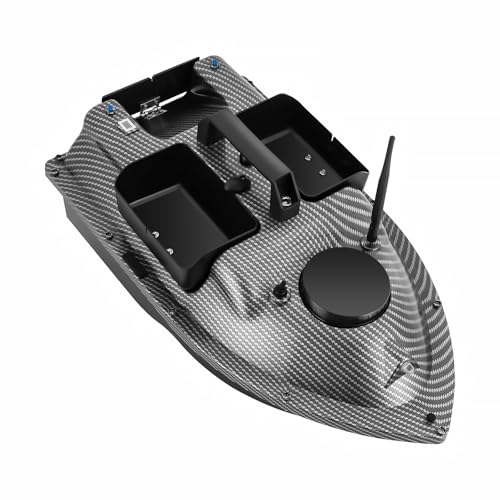 IOUSSJC Rc Bait Boat, Long Distance Bait Drop Boat for Rivers, Lakes, And Seas with Double Motor...