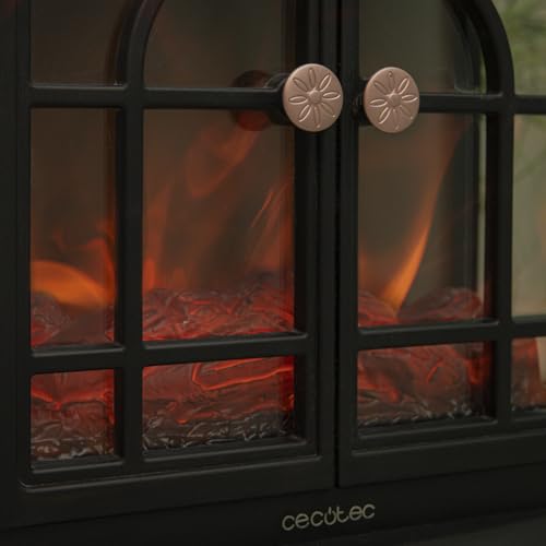 Cheminée électrique sur pied Cecotec ReadyWarm 2000 Flames chauffage d'appoint 2000W 25m2 - 7