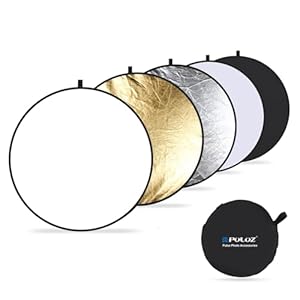 PULUZ 32 Inch/80cm Photography Reflector,Portable Foldable 5-in-1 Light Reflectors for Photography with Storage Bag for Studio Photography Lighting Outdoor