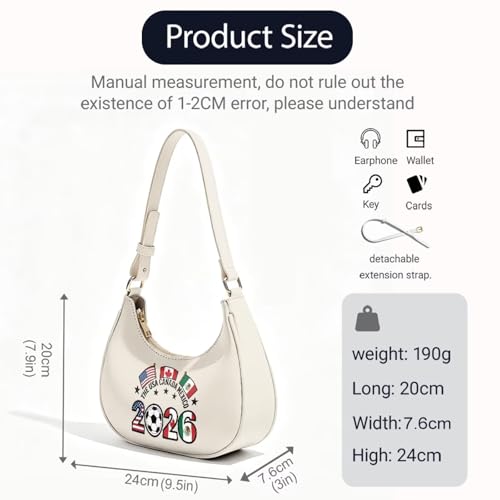 Bolso Hobo de Cuero con Estampado Floral para Mujer miniatura 7