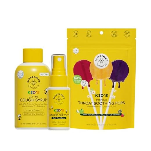 Beekeeper's Naturals Kid's Immune Support Essentials | Kid's Propolis Throat Spray - Propolis Honey Cough Syrup for Kids - Throat Soothing Lollipops | Natural Immune Support - Sore Throat Relief