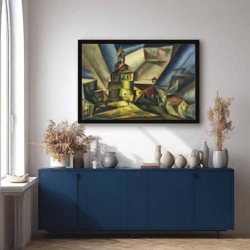 Tableau WCYB Markwippach Lyonel Feininger toile déco murale 20x30 - 4