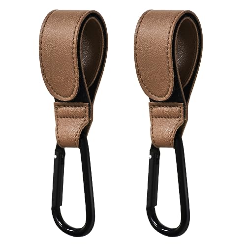 Ganwawo Gancho de carrinho de bebê, 2 peças de ganchos portáteis para pendurar, clipe organizador mu