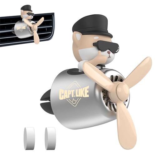 Air Freshener Car - Creative Propeller Car Fresheners, Car Air Fresheners with Cute Pilot Shape | Personed Car Vent Perfume Difusor para Freshening Air and Removing Odor