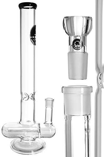 Heisenberg Inline Bong Glasbong mit Eisfach und Stemline Perkolator 18,8 Schliff NS19 (ohne Tree Perc) – Bild 6