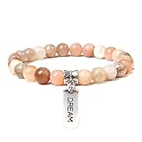 【HOCHWERTIGES HANDWERK】 Edelsteinhandwerk, Hergestellt aus Naturstein, Aufwändiges Design, Sehr edel und modisch. Einfaches, aber personalisiertes Armband. Auffallend funkelnde Überraschung! Klassischer Modestil, gefüllt mit Kreativität, Schönheit, Glück und viel Glück