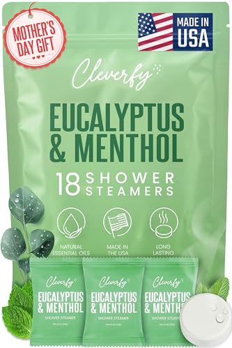 Cleverfy Eucalyptus Shower Steamers Aromatherapy...
