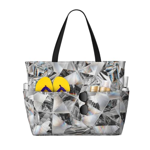 Sac de plage effet cristal parfait pour vos après-midi ensoleillés