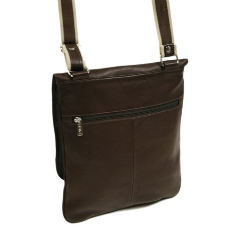 Small Vertical Messenger, Chocolate, One Size3