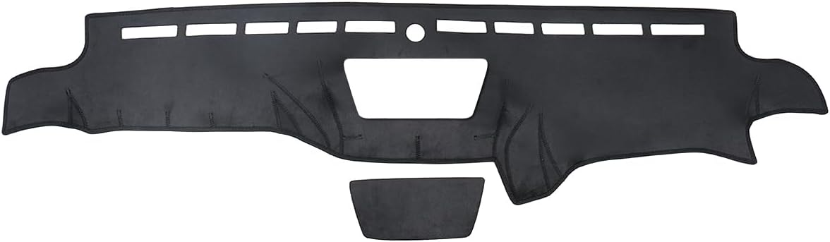 BIBLOZ Dash Cover 2011 2012 2013 2014 2015 2016 2017 for Jeep Wrangler JK JKU Unlimited Sport Sahara Rubincon Accessories Black Flannel Dashboard Cover Mat Car Dashboard UV Sun Protection