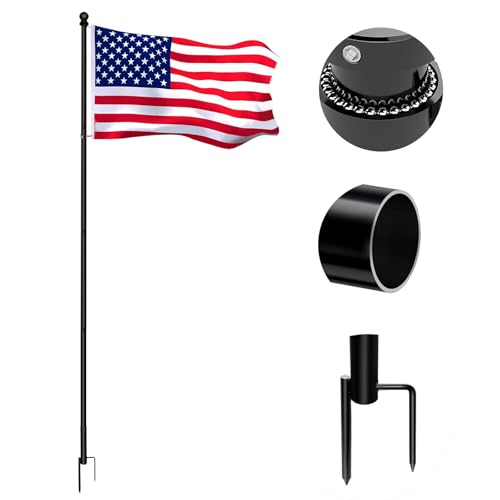 Senzhiyi FLAGPOLE S For House,Portable Tangle-Free Outdoor Flag Poles cover