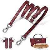 Bandoulière en Cuir et Organisateur en Feutre pour Sac Longchamp Mini, Sangles Réglable de Sac à Bandouliere de Remplacement pour Sac à Main Long Champ Le Pliage