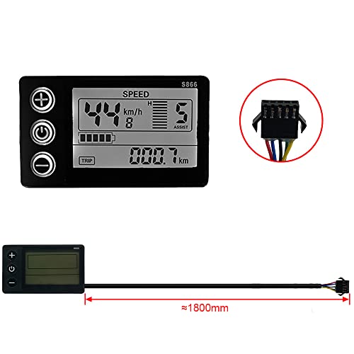 Qudai Bicicleta Elétrica Inteligente 15A Controlador com Display LCD com Luz de Fundo Conjunto de Fe