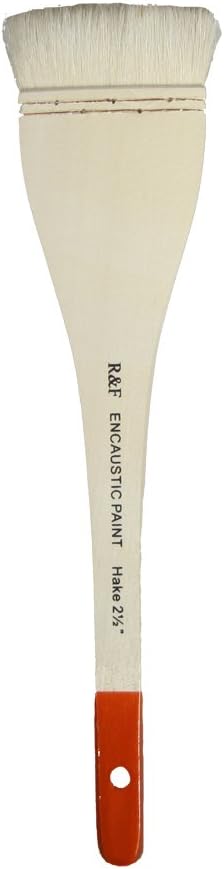 R&F Handmade Paints Hake Encaustic Brush, 2.5-Inch (BHK25)