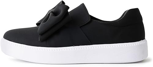 Miniatura 2 de J. Adams - Tenis de plataforma sin cordones con diseño de moño, cómodos y de punta cerrada - Wally