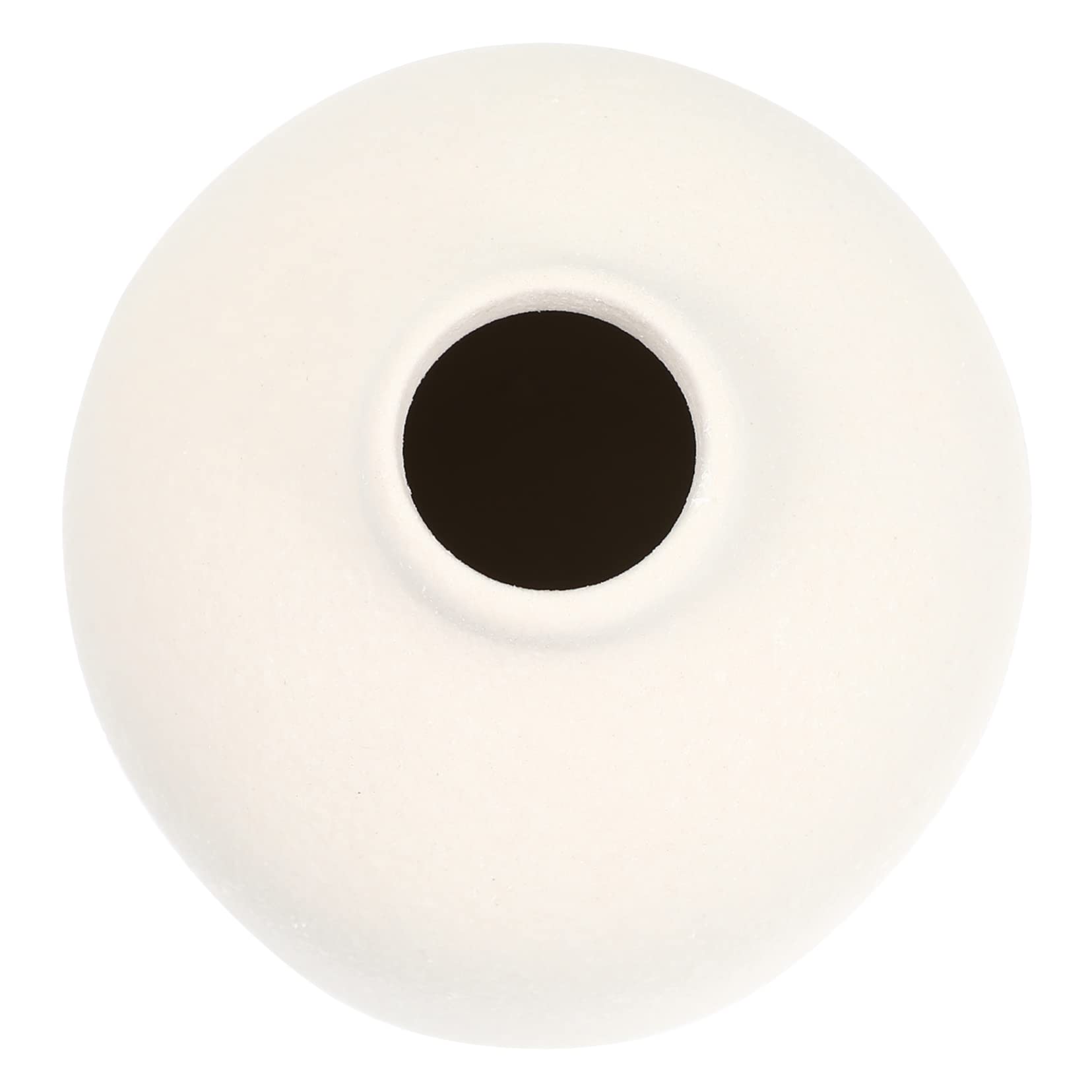 Cabilock Jarrón De Cerámica Creativa Altura 10 Cm Decoración Blanca Rústico Adecuado para Arreglos Decoración De Oficina Jarrón De Mesa