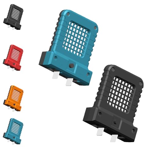 High Brightness Floodlight, Lithium Light for Tools, Portable and Cordless LED Work, Power Lithium Multiple Universal and Waterproof for Workshops, Garages, Factories (Blue+Black)