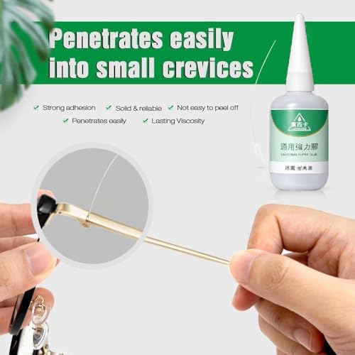 Image of 30 Gram Multifunctional Universal Super Strong Instant Glue, Quick Dry Welding High Strength Oily Glue Waterproof Adhesive Quickly Repair