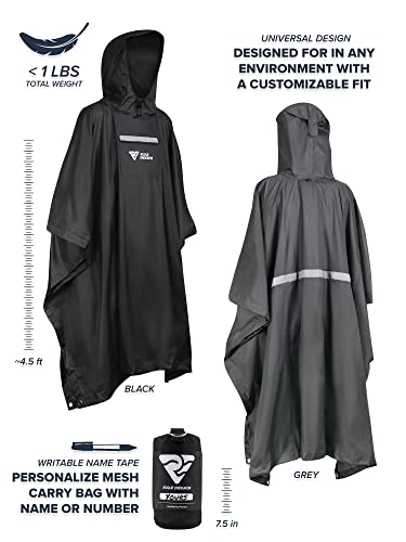 Rogue Endeavor® Premium Rain Poncho & Mesh Carrying Bag2