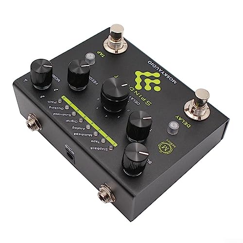 Mosky Pédale d’effets de retardement et de réverbération pour guitare basse, pédale d’effet de guitare à retardement numérique Mosky 8 modes avec pédale d’effet de guitare TAP - Les Beatles, Paul McCartney, John Lennon, RIngo Starr, George Harrison Mosky Pédale d'effets de retardement et de réverbération pour guitare basse, pédale d'effet de guitare à retardement numérique Mosky 8 modes avec pédale d'effet de guitare TAP – Image 7