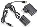 Produktbild ACK-E2 Mobile Power USB Ladekabel + DR-400 BG-E2 E2N BP-511 Dummy Batterie + USB Adapter für Canon EOS 20D 30D 40D 5D 50D D30 D60