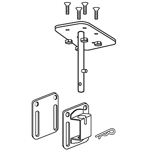 Magma Single Square/Flat Rail Mount (Gourmet Series Grill Only), Multi, One Size #TOP2